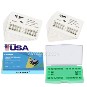 Brackets autoligables para ortodoncia dental Mini Roth/MBT022 345 gancho brackets metálicos - Imagen 1 de 37