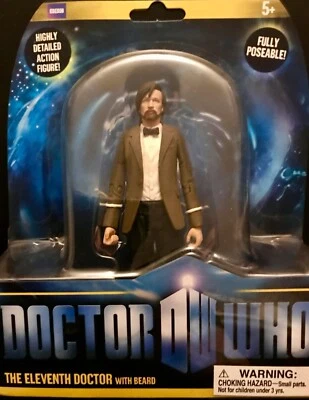 Figura de acción Doctor Who The Eleventh Doctor (Matt Smith) con barba Foto 1 de 3