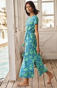 J.Jill ~ 4X ~ NEW Gorgeous Cap-Sleeve Maxi Dress ~ NWT (2M5) LAST ONE! - Picture 1 of 10