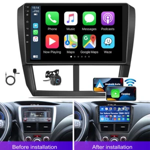 For Subaru Forester Impreza WRX 2008-2012 CarPlay Radio Android12 Car Stereo GPS - Picture 1 of 11