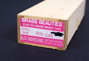 Messing Schönheiten von ALCO Engineering, 40' Kastenwagen, undekoriert, neuer alter Lagerbestand - Bild 1 von 5