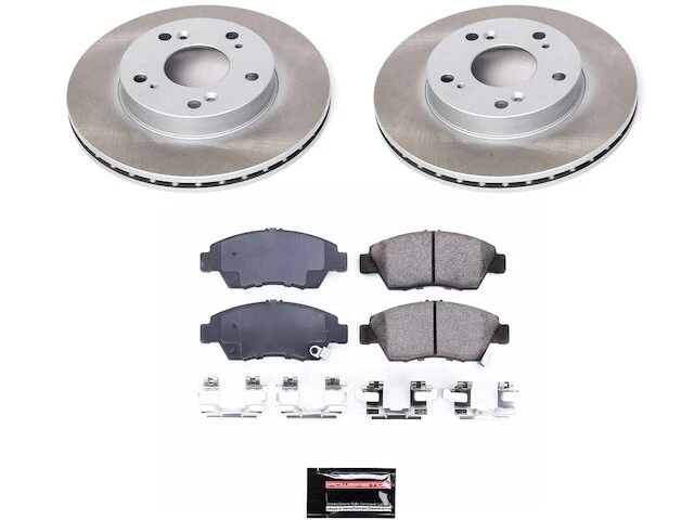 Kit de pastillas de freno delanteras y rotor Power Stop 59PKVB39 para Honda Civic 2004 2005 Foto 1 de 1