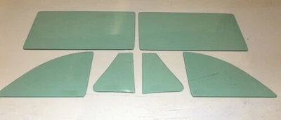 1957 Buick Special Oldsmobile 88 2DR Sedan Side Glass Vent Door Quarter Green - Image 1 of 4