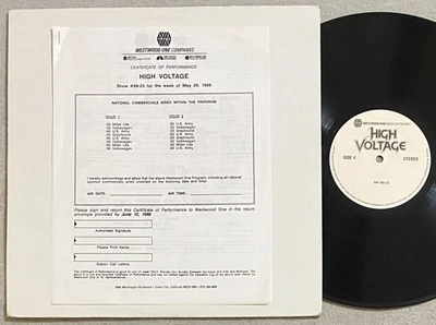 MOTLEY CRUE Live High Voltage WESTWOOD ONE 2X LP w/ Ozzy Black Sabbath Kix etc - Image 1 of 4