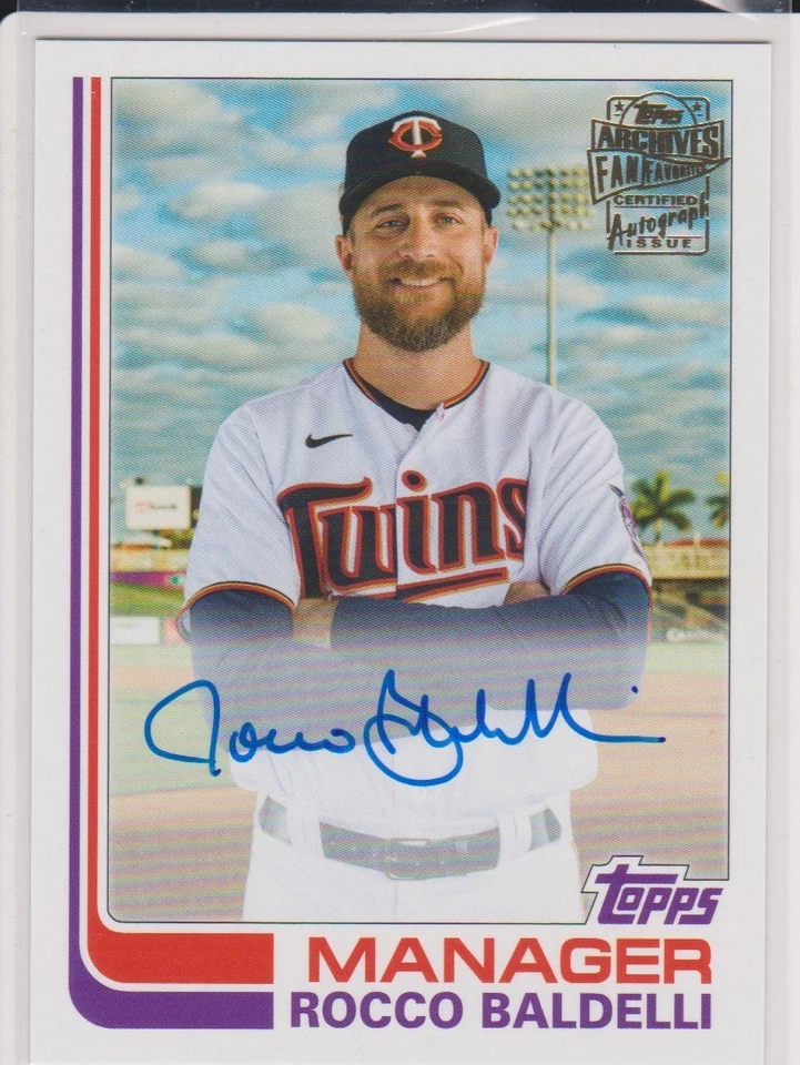 2021 TOPPS ARCHIVES *ROCCO BALDELLI "AUTOGRAPH" - Image 1 of 1