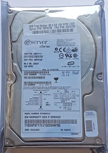 36.4 GB IBM Eserver Xseries ST336607LC/24P3711 10K Uscsi 80pin 3,5 " Hddneu - Picture 1 of 1