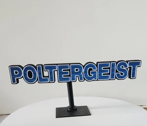 Poltergeist Movie Logo stand 3D printed | Collectible movie memorabilia - Picture 1 of 4