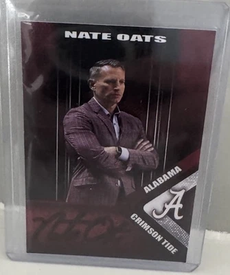 Nate Oats Signed Autographed Alabama Crimson Tide Custom Card JSA - Image 1 of 2