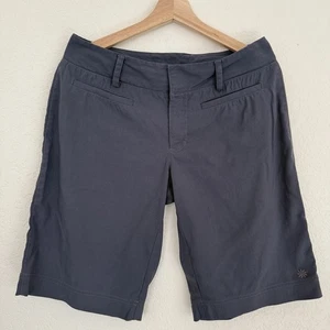 Bermudas Athleta para mujer talla 6 gris frente plano nailon elástico senderismo - Imagen 1 de 14