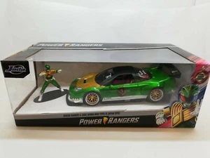 1-24 Jada Honda NSX Type-R + Figurine Green Power Rangers - Foto 1 di 1