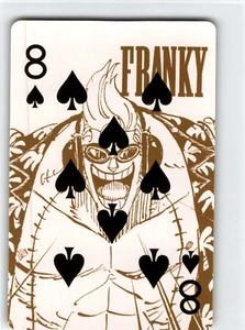 Película One Piece 2016: cartas doradas 8 espadas Franky - Imagen 1 de 2