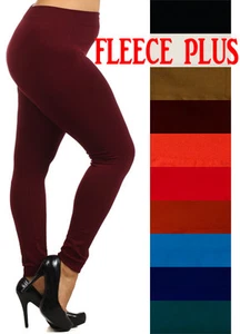 3-6 High Waist Fleece Leggings Warm Jeggings full length Legging Lot Workout Gym - Picture 1 of 16