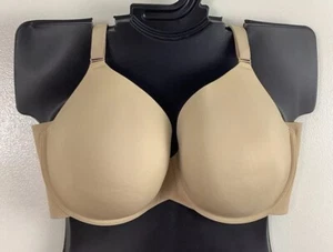 42G Cacique Lane Bryant Lightly Lined Full Coverage Bra BEIGE Soft NWOT New - Picture 1 of 13