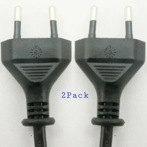 Longwell (2Pack) - Professional Europe LW-EU3 VDE 250V 2.5A 2 core cable - Picture 1 of 8