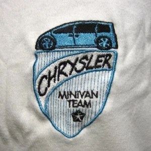 CHRYSLER Minivan Team polo shirt XL embroidery Pacifica & Voyager OG - Picture 1 of 3