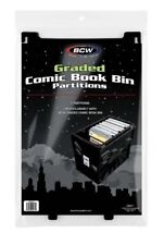 (4) BCW Comic Book Bin Partitions Graded Version x4