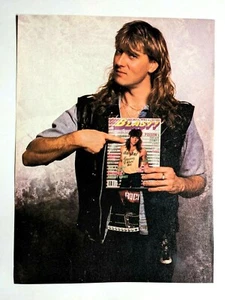 DEF LEPPARD / JOE ELLIOTT / JON BON JOVI / REVISTA PINUP DE PÁGINA COMPLETA RECORTE (V) - Imagen 1 de 2