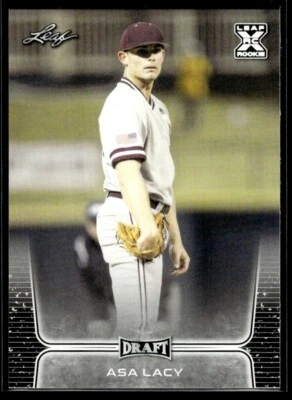 2020 Leaf Draft Asa Lacy Kansas City Royals #27 - Image 1 of 2