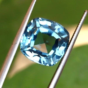 Cojín aguamarina azul natural corte 7,20 quilates certificado piedras preciosas sueltas mejor oferta - Imagen 1 de 6