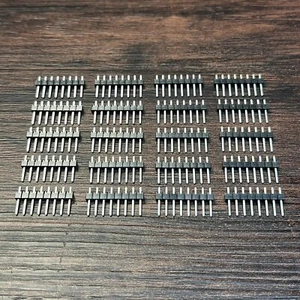 (20 Pieces) Samtec 1x8 PCB Header Strip 0.100” Pitch (2.54mm) TSW-108-07-T-S - Picture 1 of 3