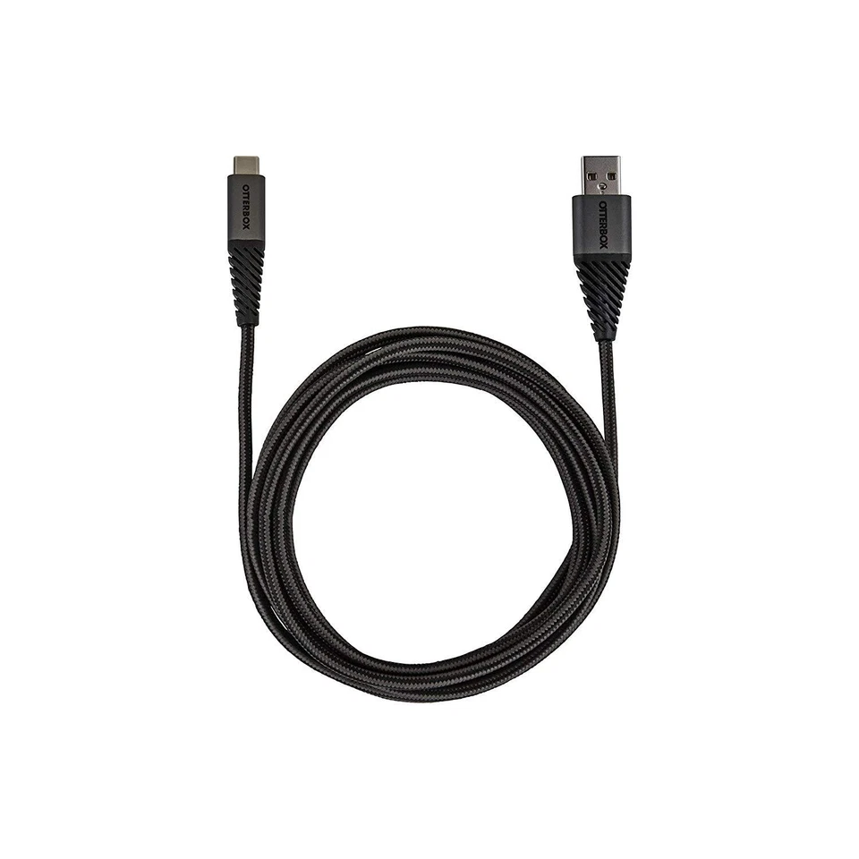 Genuine Otterbox Robust 3 Meter Mirco USB Charging Cable for Samsung Huawei  - Image 1 of 4