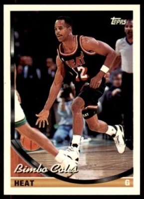 1993-94 Topps Bimbo Coles . Miami Heat #73 - Image 1 of 2