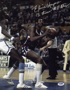 Elvin Hayes SIGNED 11x14 Photo + All Star Washington Bullets PSA/DNA AUTOGRAPHED - Picture 1 of 1