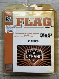 Houston Dynamo MLS 3x5 Flag Vintage Double Sided NEW - Picture 1 of 2