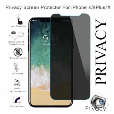 For iPhone 17 16 15 14 13 Anti Spy Privacy Tempered Glass Screen Protector Guard - Image 1 of 4