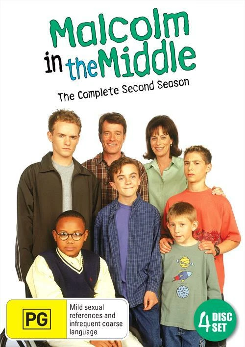 Malcolm in the Middle Complete Season 2 very good condition dvd region 4 t341 - Image 1 of 1