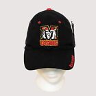 USMC Marine Corps Annapolis Bulldog Ball Cap Black Red Embroidered Hat Adj Strap