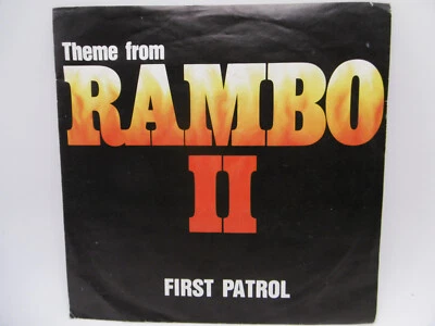 Theme from RAMBO II Jungle Torture Version, German Rush RR 7012 Single, 7" 1985 - Bild 1 von 4