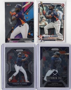 YORDAN ALVAREZ - HOUSTON ASTROS - 2021 PANINI PRIZM - INSERT LOT X 4 - KILLER! - Picture 1 of 2