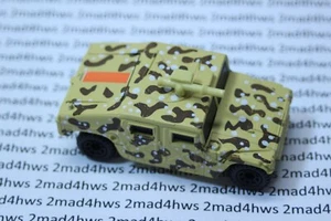 VINTAGE 1995 Matchbox sand HUMMER w/GUN w/orange stripe LOOSE Camouflage - Picture 1 of 6