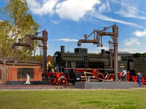 Kibri 39422 Spur H0 Wasserkran mit Gelenkausleger, 2 Stück - Imagen 1 de 2