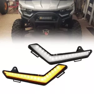 LED Front Turn Signal Light Kit for Can-Am Defender 2020+ / Commander 2021+ - Picture 1 of 12