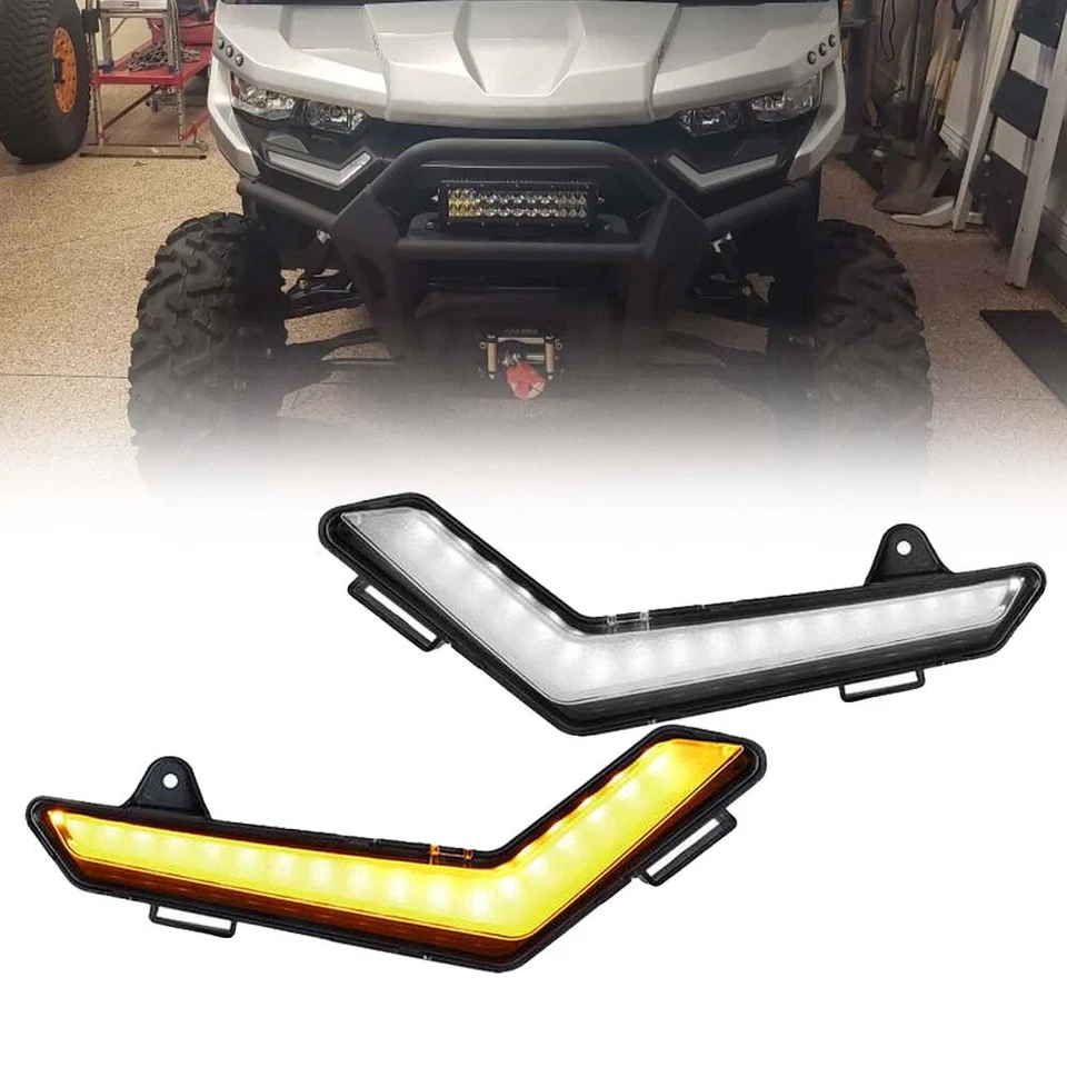  LED Front Turn Signal Light Kit for Can-Am Defender 2020+ / Commander  2021+ - Image 1 of 4