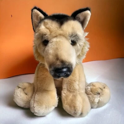 GANZ Heritage Collection German Shepherd Dog Plush Stuffed Animal Realistic 10" - Image 1 of 4