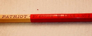 "PATRIOTA - Por EMPIRE ¤ 1348 - Nº Lápiz de madera 2" ROJO, BLANCO Y AZUL sin usar - Imagen 1 de 18
