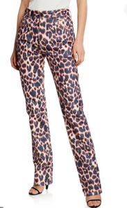 Jeans CALVIN KLEIN 205W39NYC stampa animalier gamba dritta 25 nuovi con etichette $589 - Foto 1 di 4