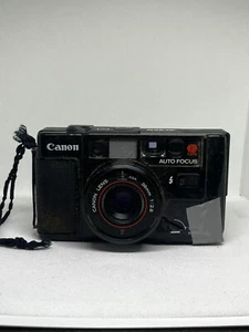 Canon AF35M Autoboy Black Point Shoot 35mm Film Camera UNTESTED - Bild 1 von 7