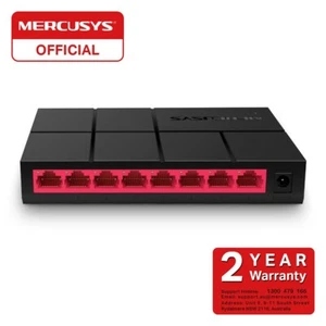 Mercusys MS108G 8-Port 10/100/1000 Mbps Desktop Switch Green Ethernet - Picture 1 of 6