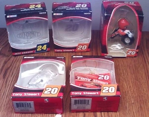 5 MINT NASCAR TREVCO CHRISTMAS ORNAMENT TONY STEWART, JEFF GORDON - Picture 1 of 6