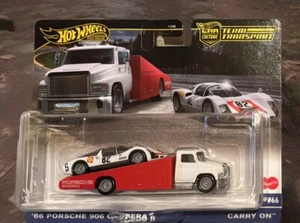 Hot Wheels Premium Team Transport ‘66 Porsche 906 Carrera - Carry On Vehicle - Picture 1 of 1