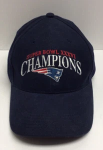 New England Patriots Super Bowl XXXVI 36 Champions Hat Cap NFL Football - Picture 1 of 4
