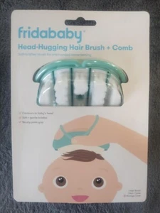 Fridababy - kopfumarmende Babyhaarbürste mit weichen Borsten + Kamm nagelneu versiegelt - Bild 1 von 2