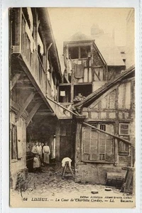 (Ly017-171) Lisieux, Le Cour de Charlotte Corday, c1914-16 Unused Louis Levy 68 - Picture 1 of 1