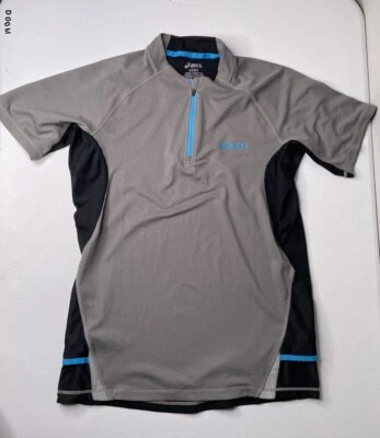 Camisa de Ciclismo ASICS Cuarto Cremallera Para Hombre Talla Mediana M Rendimiento de Ciclismo Foto 1 de 4