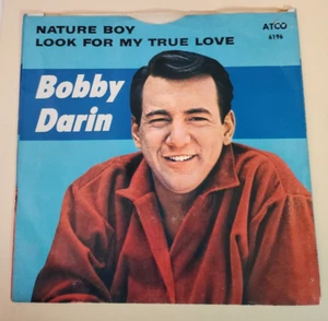 Bobby Darin NATURE BOY (ROCK 45/PS) #6196 PLAYS VG++ NO NOISE! - Picture 1 of 7