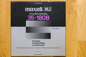 Maxell UD XLI 35-180B 1100m Taśma | 10" / 26,5cm Metalowy kołowrotek w oryginalnym pudełku - Zdjęcie 1 z 4
